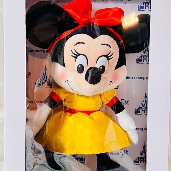 MINNIE Mouse Retro Plush – Walt Disney World 50th Anniversary – Medium 15'' - Picture 2 of 6
